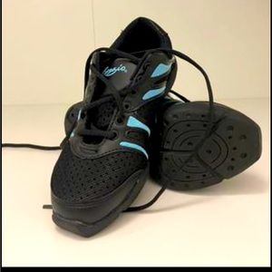 Capezio blue & black Dance sneakers shoes